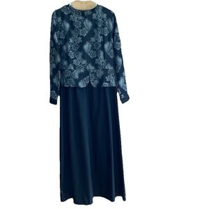European Long Evening Dress Size 42